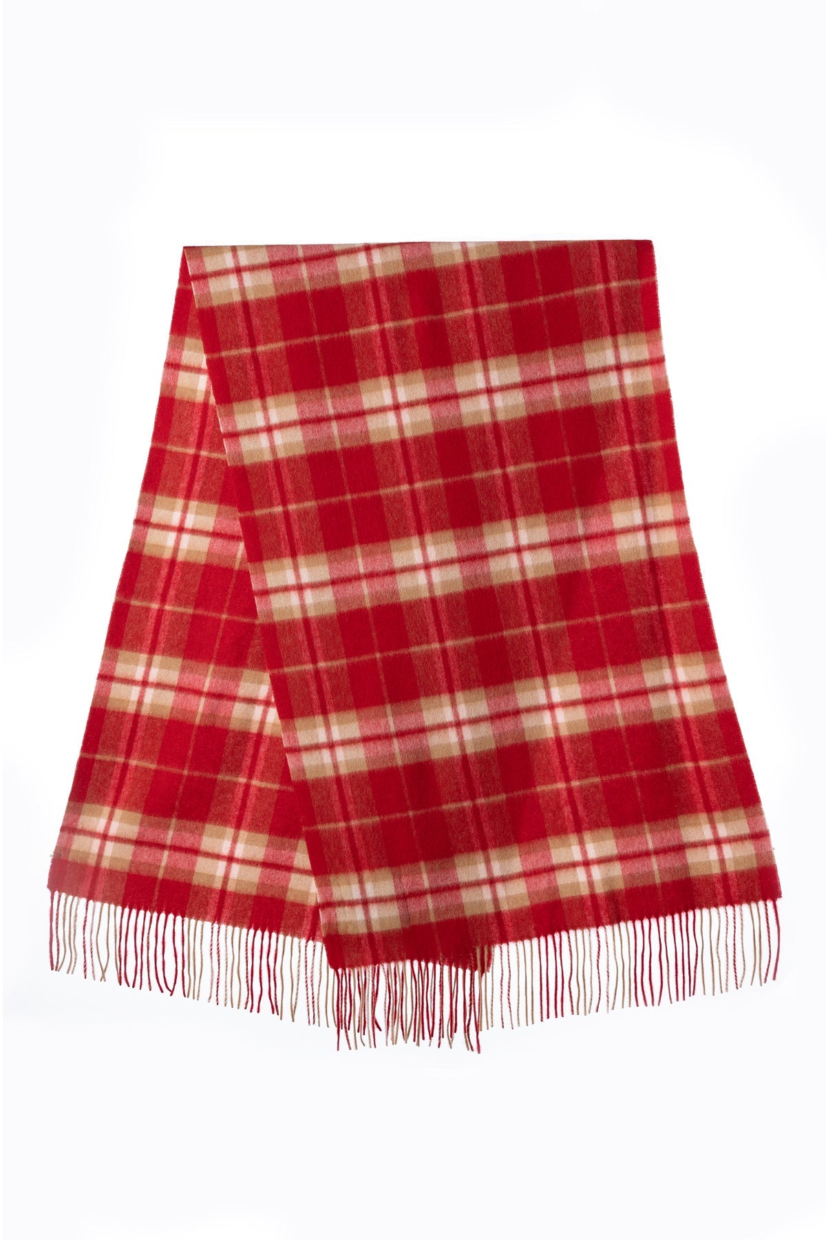 Lucchi Italy Scarf Luxury Exclusive Iconic Design EC Check Oversized