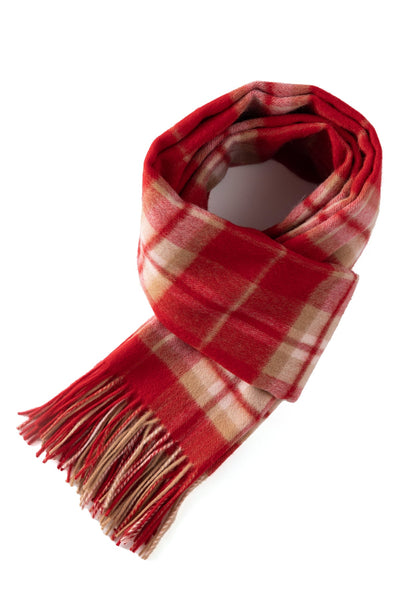 Lucchi Italy Scarf Luxury Exclusive Iconic Design EC Check Oversized