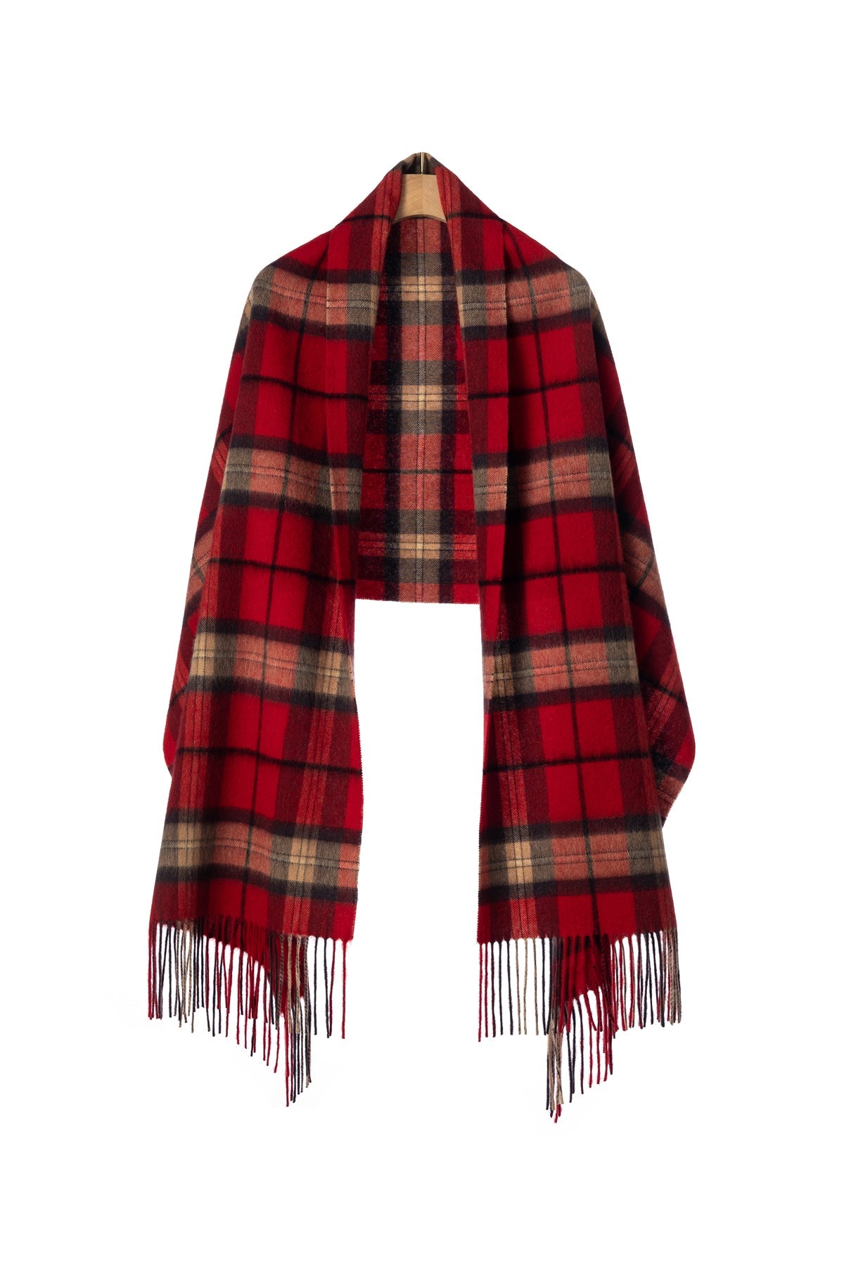 Lucchi Italy Scarf Luxury Exclusive Iconic Design EC Check Oversized