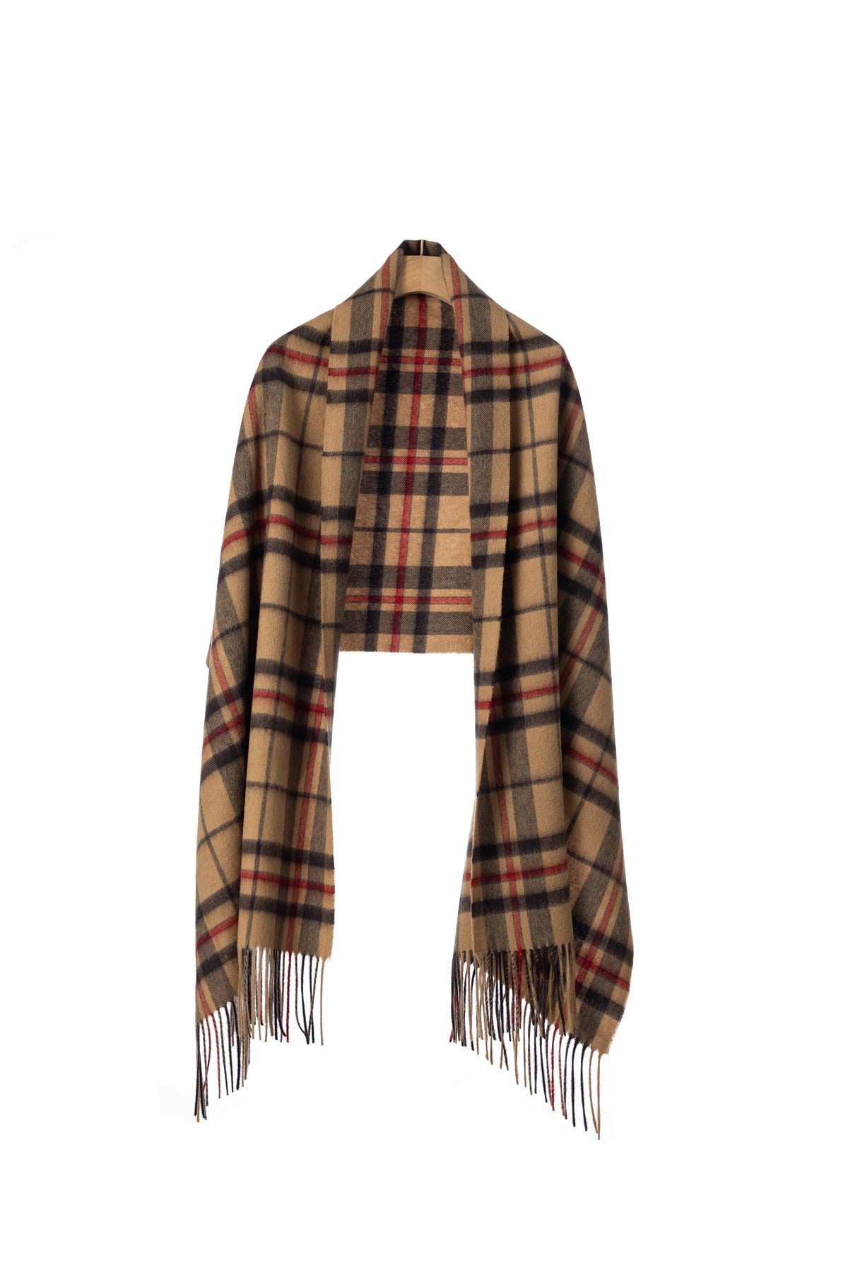 Lucchi Italy Scarf Luxury Exclusive Iconic Design EC Check Oversized