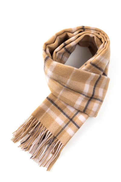 Lucchi Italy Scarf Oversized Wrap EC Check