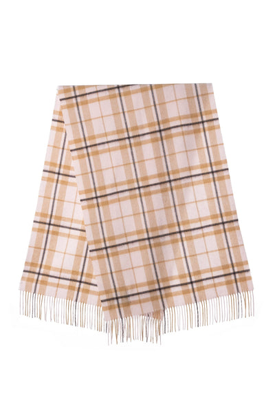 Lucchi Italy Scarf Luxury Exclusive Iconic Design EC Check Oversized