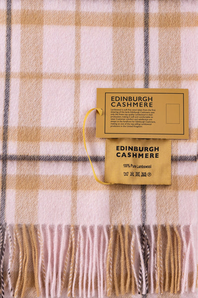 Lucchi Italy Scarf Luxury Exclusive Iconic Design EC Check Oversized