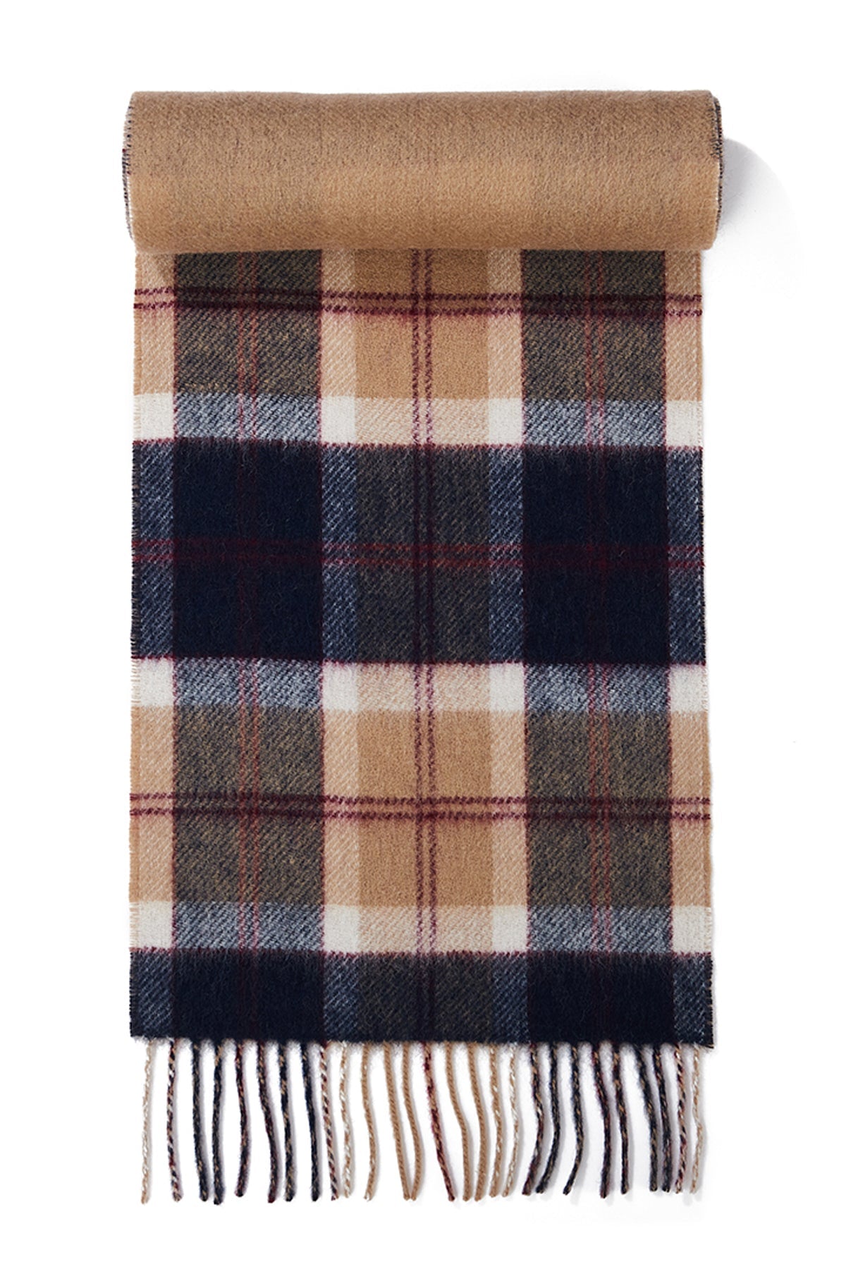 Lucchi Italy Scarves Bannockbane Navy Clan 100% Pure Lambswool