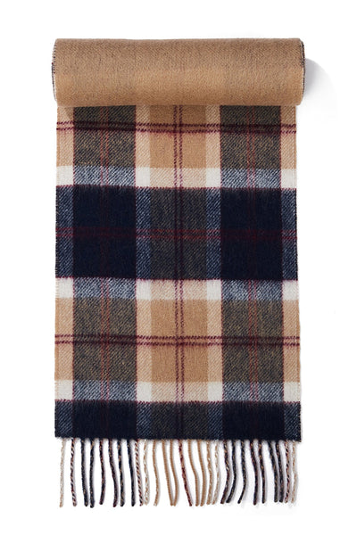 Lucchi Italy Scarves Bannockbane Navy Clan 100% Pure Lambswool