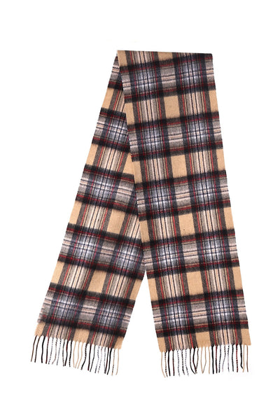 100% Pure Children's Cashmere Scarves Stewart Camel Clan