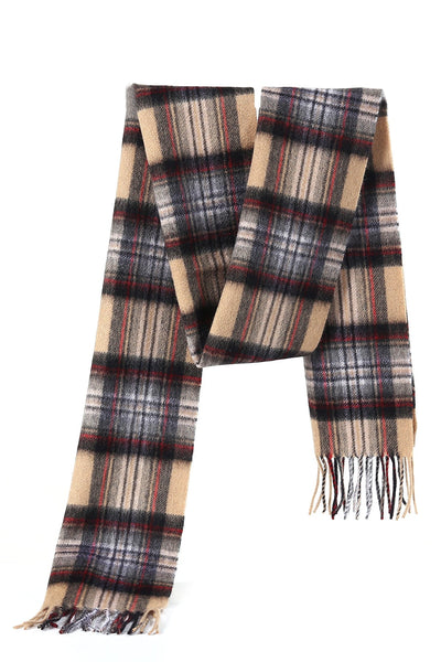 100% Pure Children's Cashmere Scarves Stewart Camel Clan