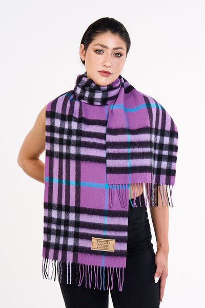 100% Pure Cashmere Scarf DC Classic Lilac