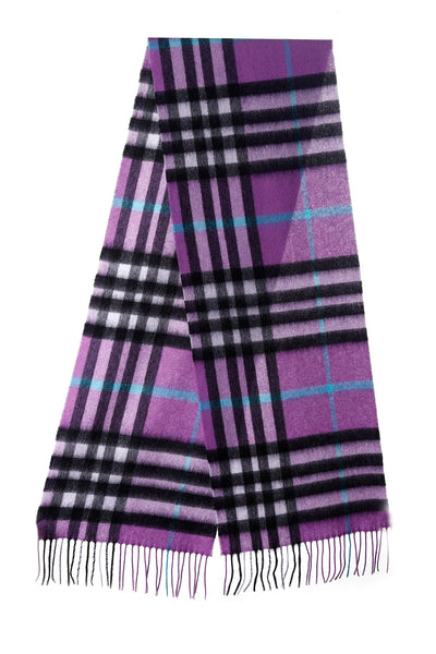 Lucchi Italy 100% Pure Cashmere Scarf DC Classic Lilac