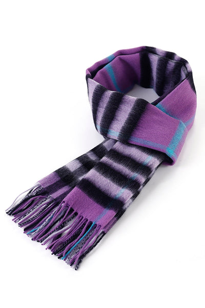 Lucchi Italy 100% Pure Cashmere Scarf DC Classic Lilac