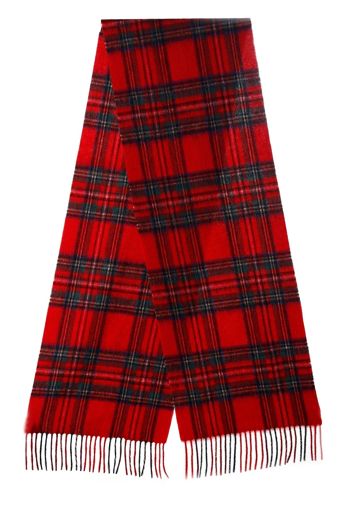 100% Pure Children's Cashmere Scarf Design Royal Stewart Tartan