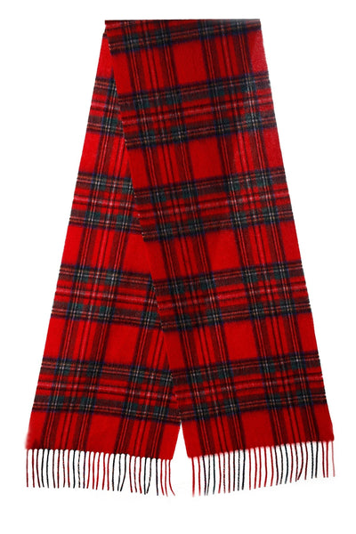 100% Pure Children's Cashmere Scarf Design Royal Stewart Tartan