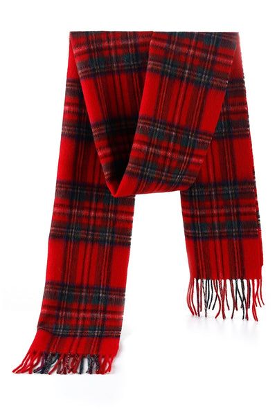 100% Pure Children's Cashmere Scarf Design Royal Stewart Tartan