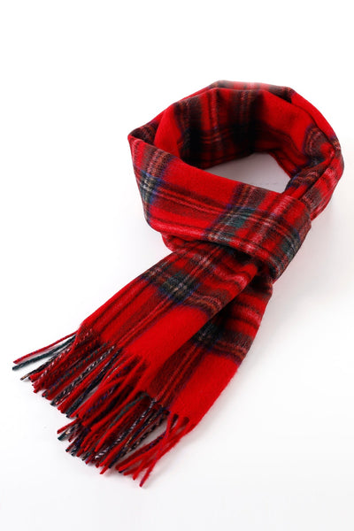 100% Pure Children's Cashmere Scarf Design Royal Stewart Tartan
