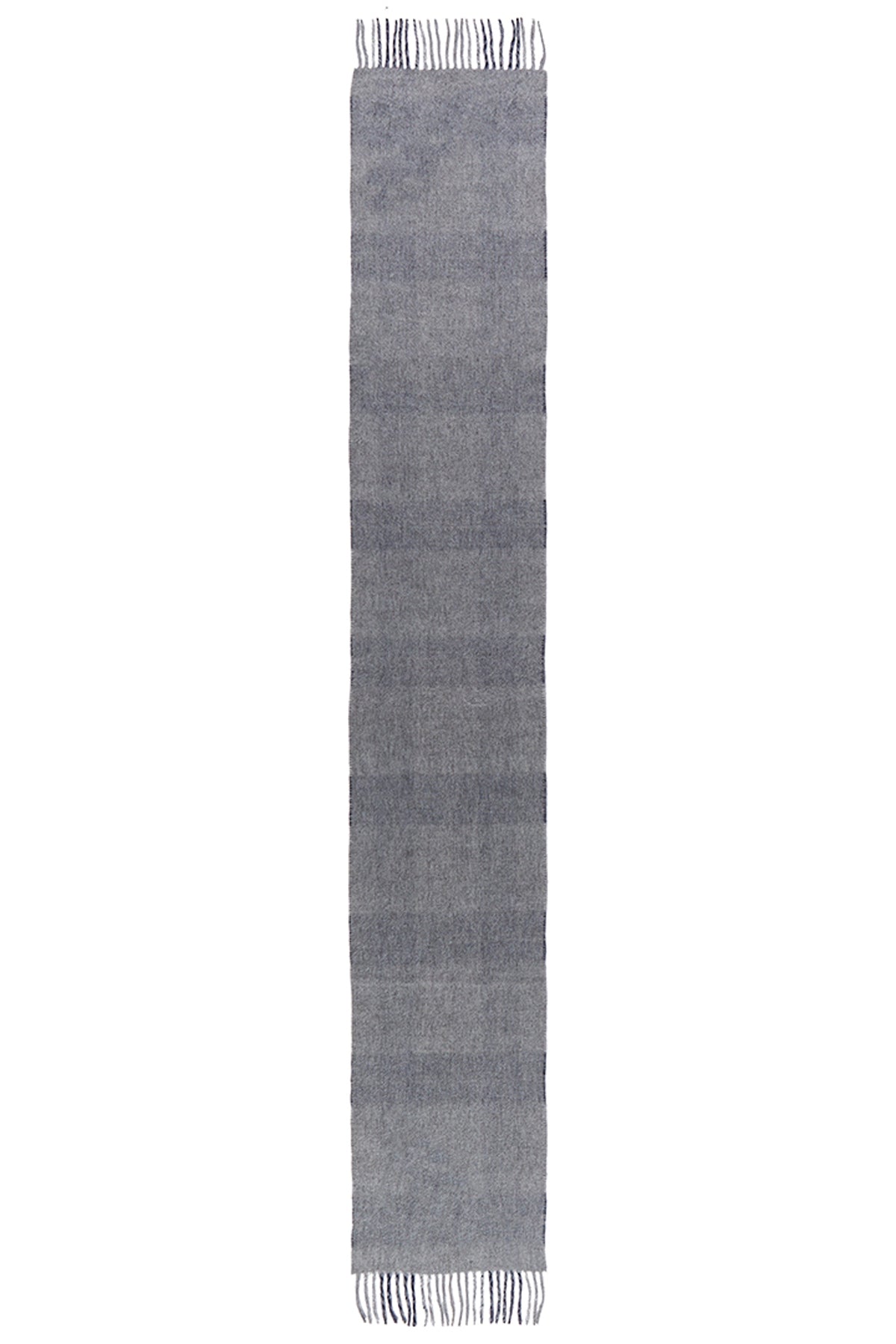 Lucchi Italy Reversible Scarf Bannockbane Silver 100% Pure Lambswool