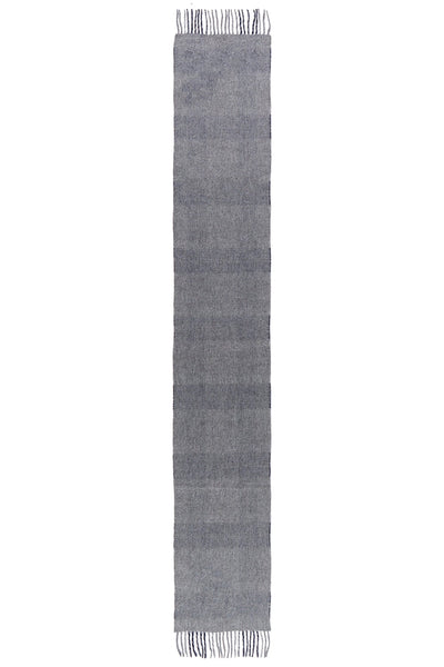 Lucchi Italy Reversible Scarf Bannockbane Silver 100% Pure Lambswool