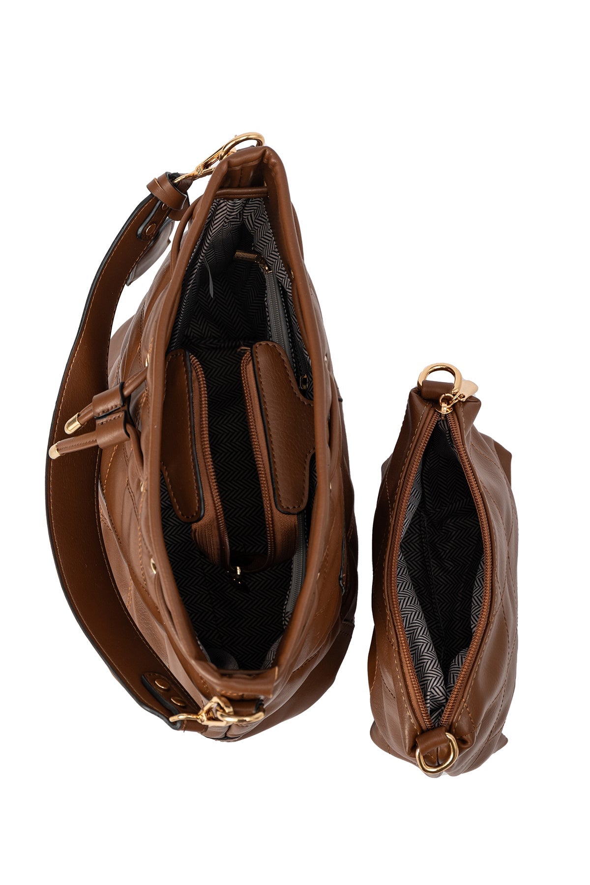 Lucchi Italy Women's Handbag Design - Chocolate Style 4