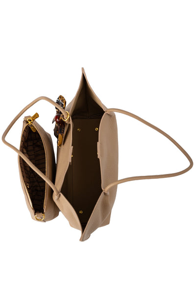 Lucchi Italy Women's Handbag Design - Camel Style 7