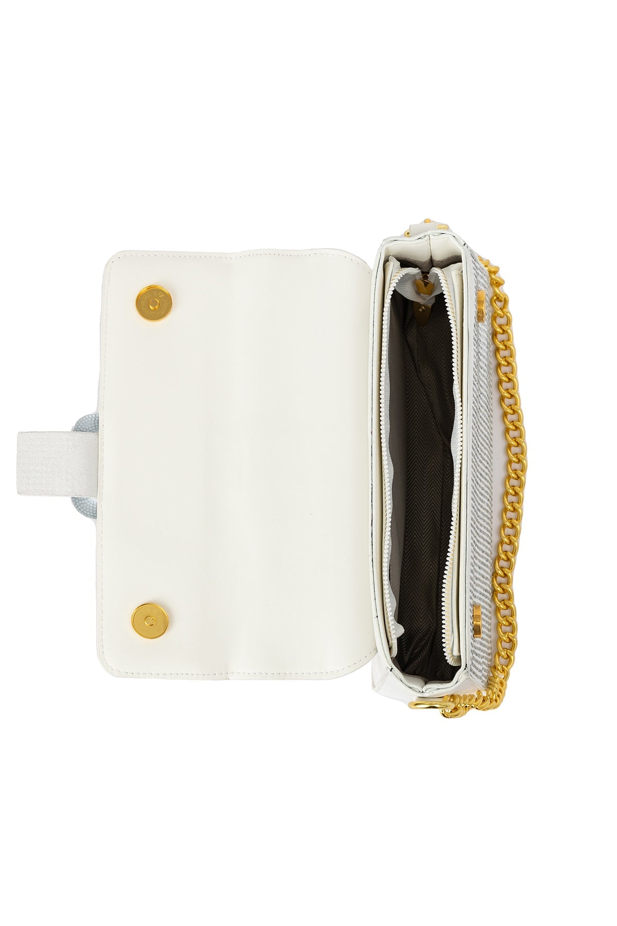 Lucchi Italy Women's Handbag Design - Crystal White