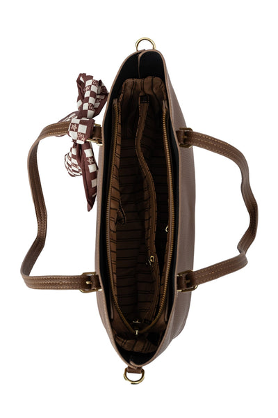 Lucchi Italy Women's Handbag Design - Chocolate Style 2