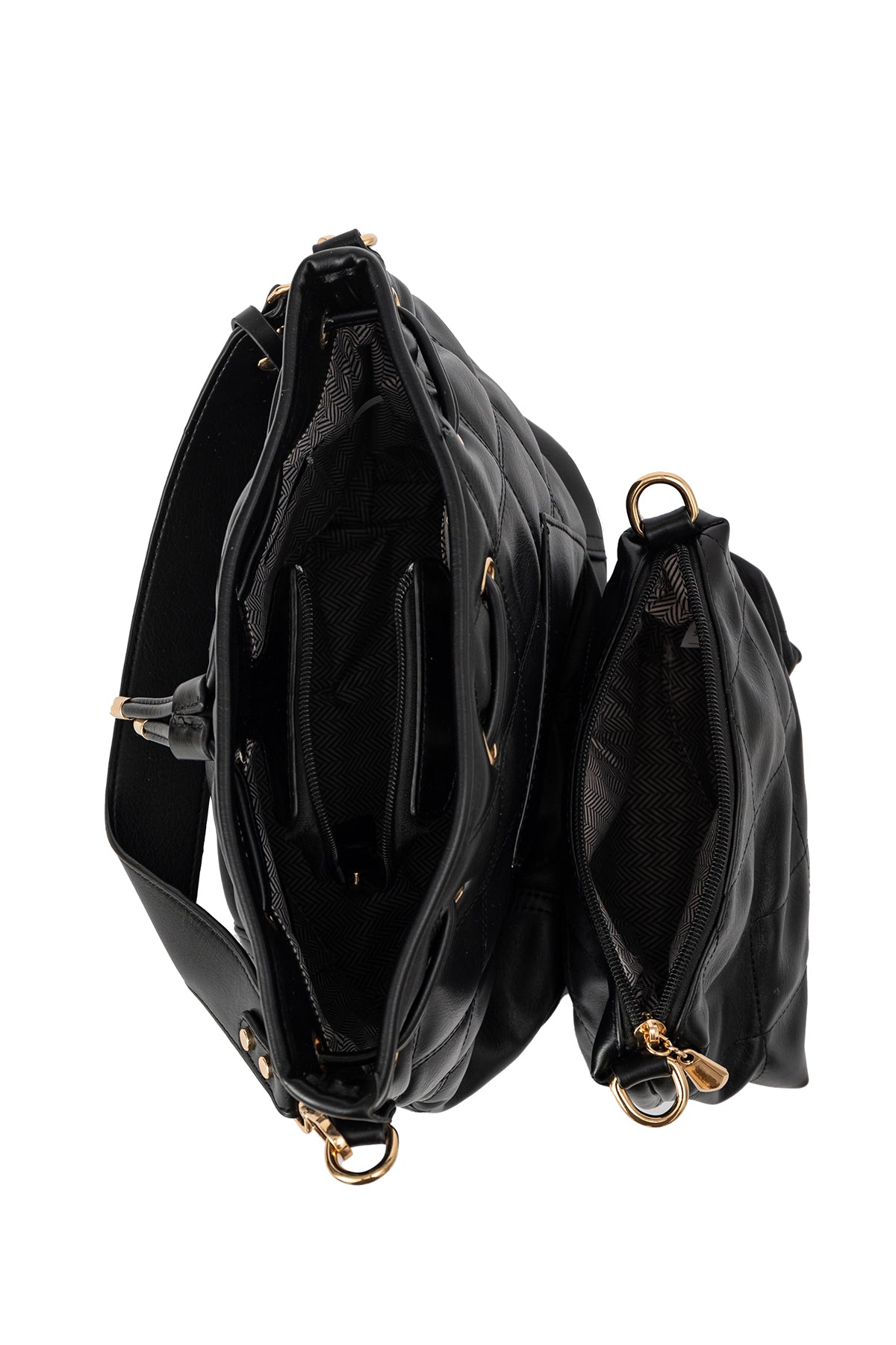 Lucchi Italy Women's Handbag Design - Black Style 21