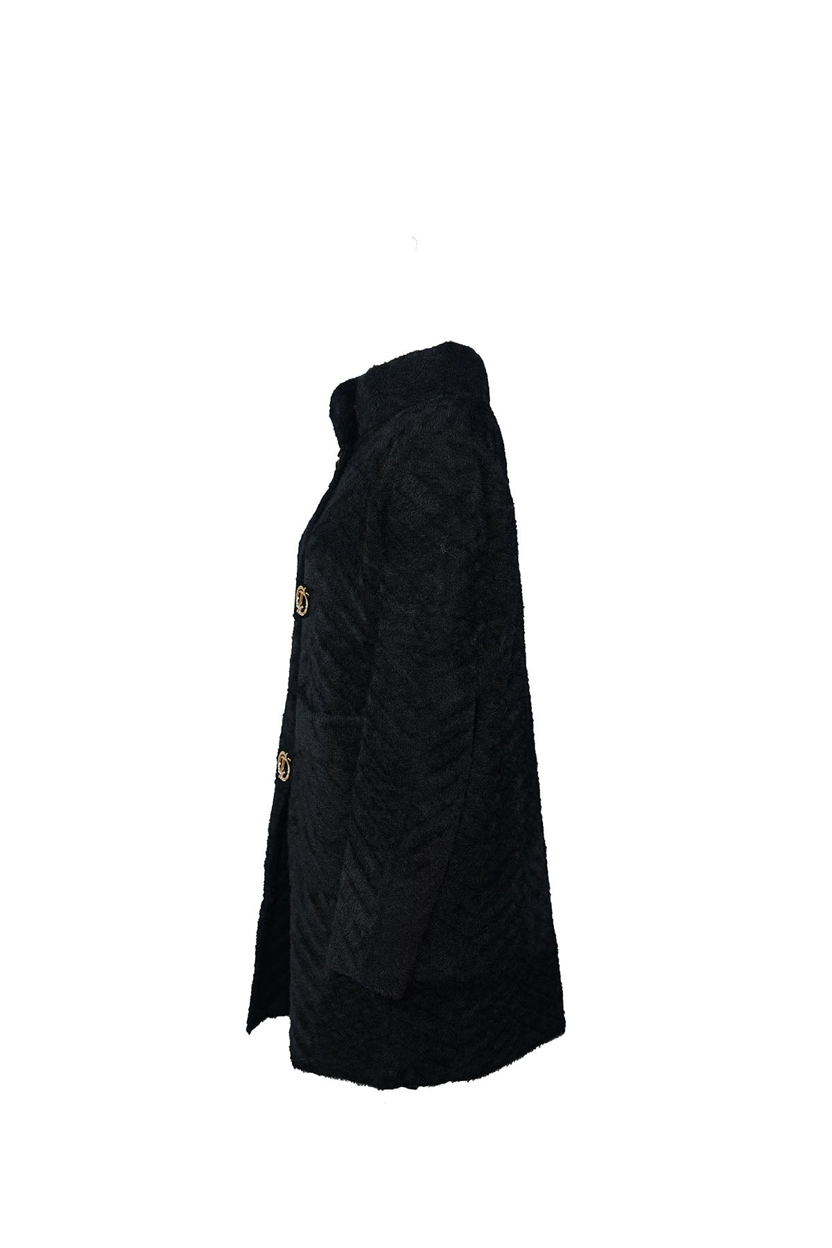 Lucchi Italy Women's Fur Coat - Black