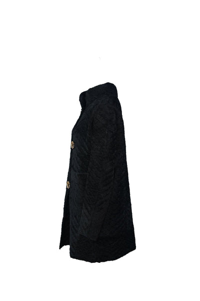 Lucchi Italy Women's Fur Coat - Black