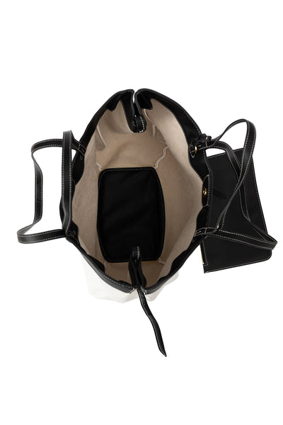 Lucchi Italy Women's Handbag Design - Black/White