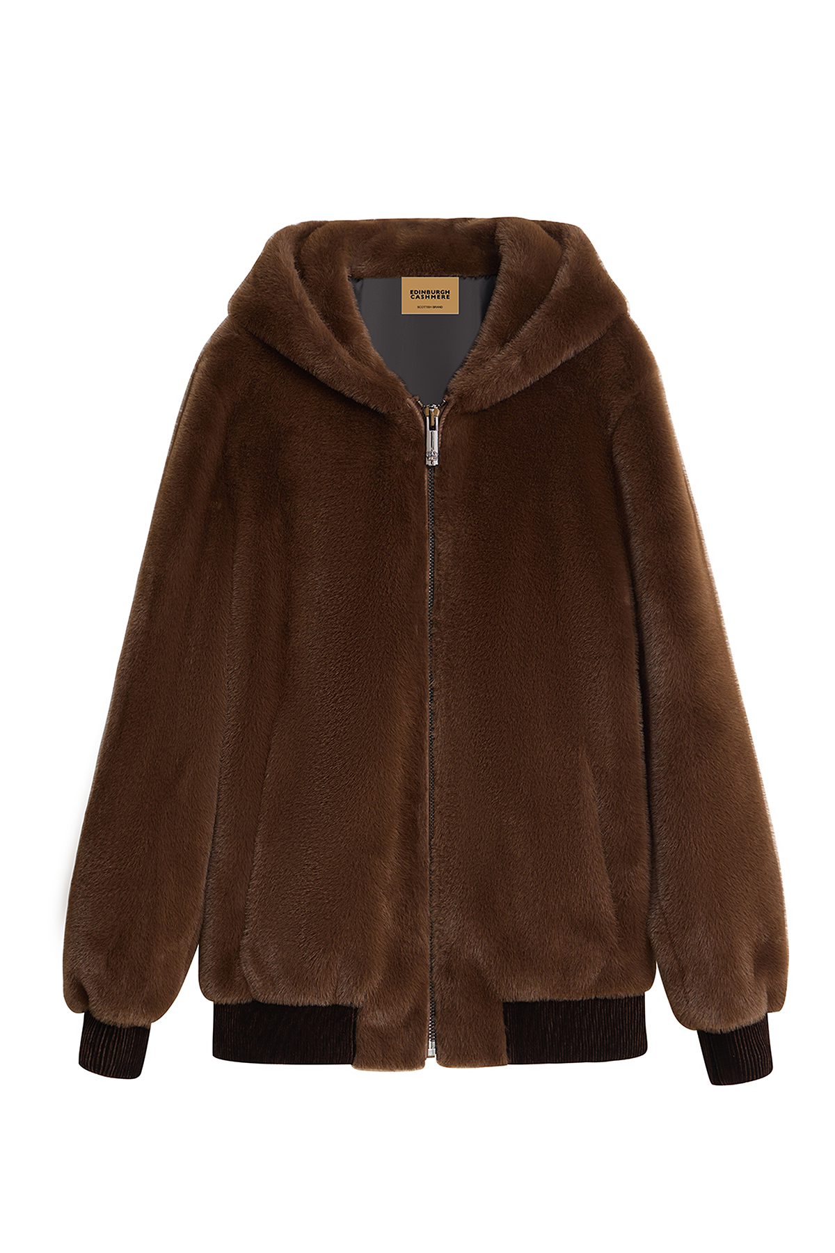 Lucchi Italy Men's Fur Jacket - Brown