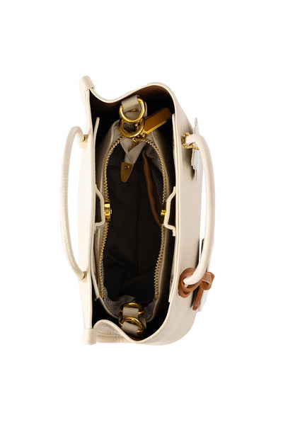 Lucchi Italy Women's Handbag Design - Off White Style 1