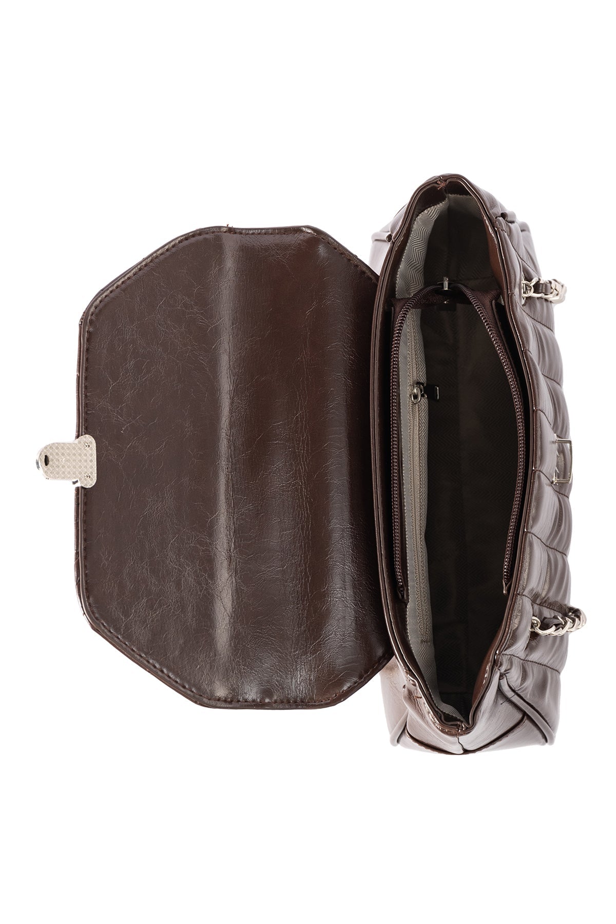 Lucchi Italy Women's Handbag Design - Brown Style 1