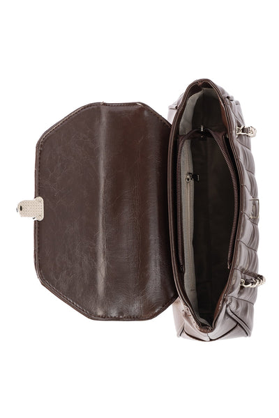 Lucchi Italy Women's Handbag Design - Brown Style 1