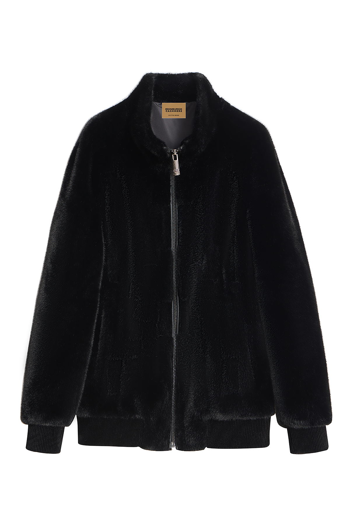 Lucchi Italy Men's Fur Jacket - Black
