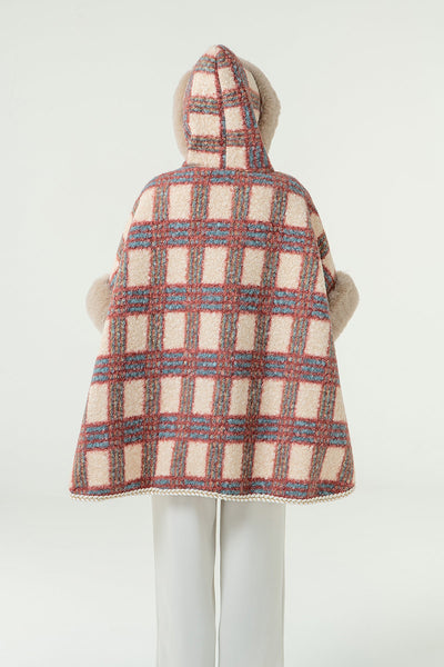 Lucchi Italy Women's Hooded Cape