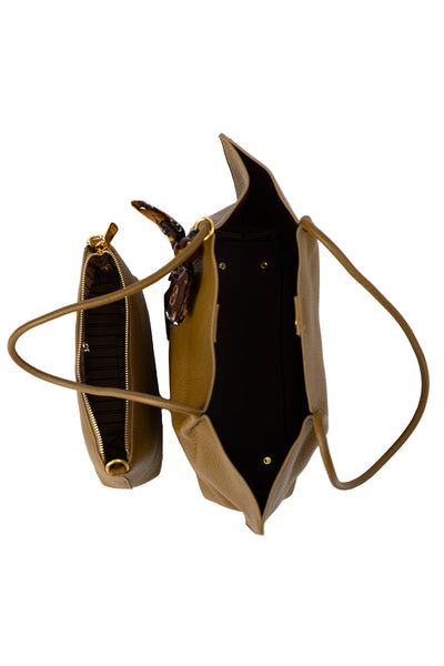 Lucchi Italy Women's Handbag Design - Mustard Style 1
