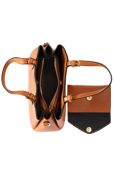 Lucchi Italy Women's Handbag Design - Brown Style 4