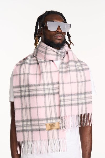 Lucchi Italy 100% Pure Cashmere Scarf Thomson Pink - Small Size