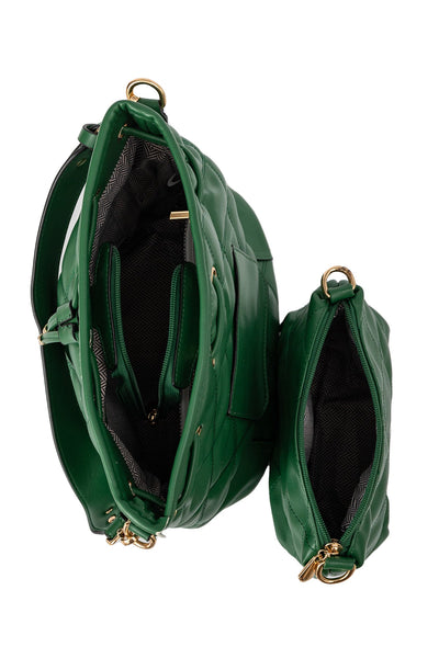 Lucchi Italy Women's Handbag Design - Green Style 4