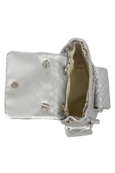 Lucchi Italy Women's Handbag Design - Silver Style 2