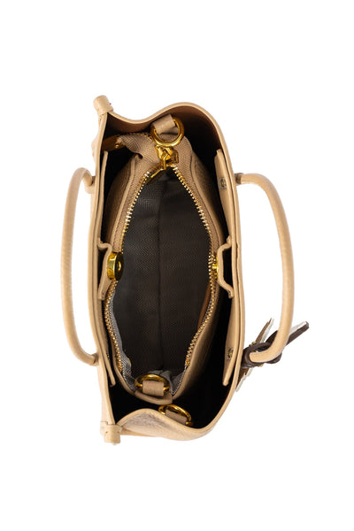 Lucchi Italy Women's Handbag Design - Beige Style 3