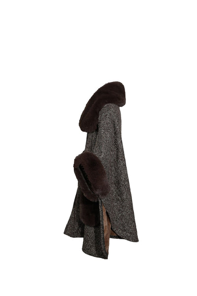 Lucchi Italy Women's Cape - Brown