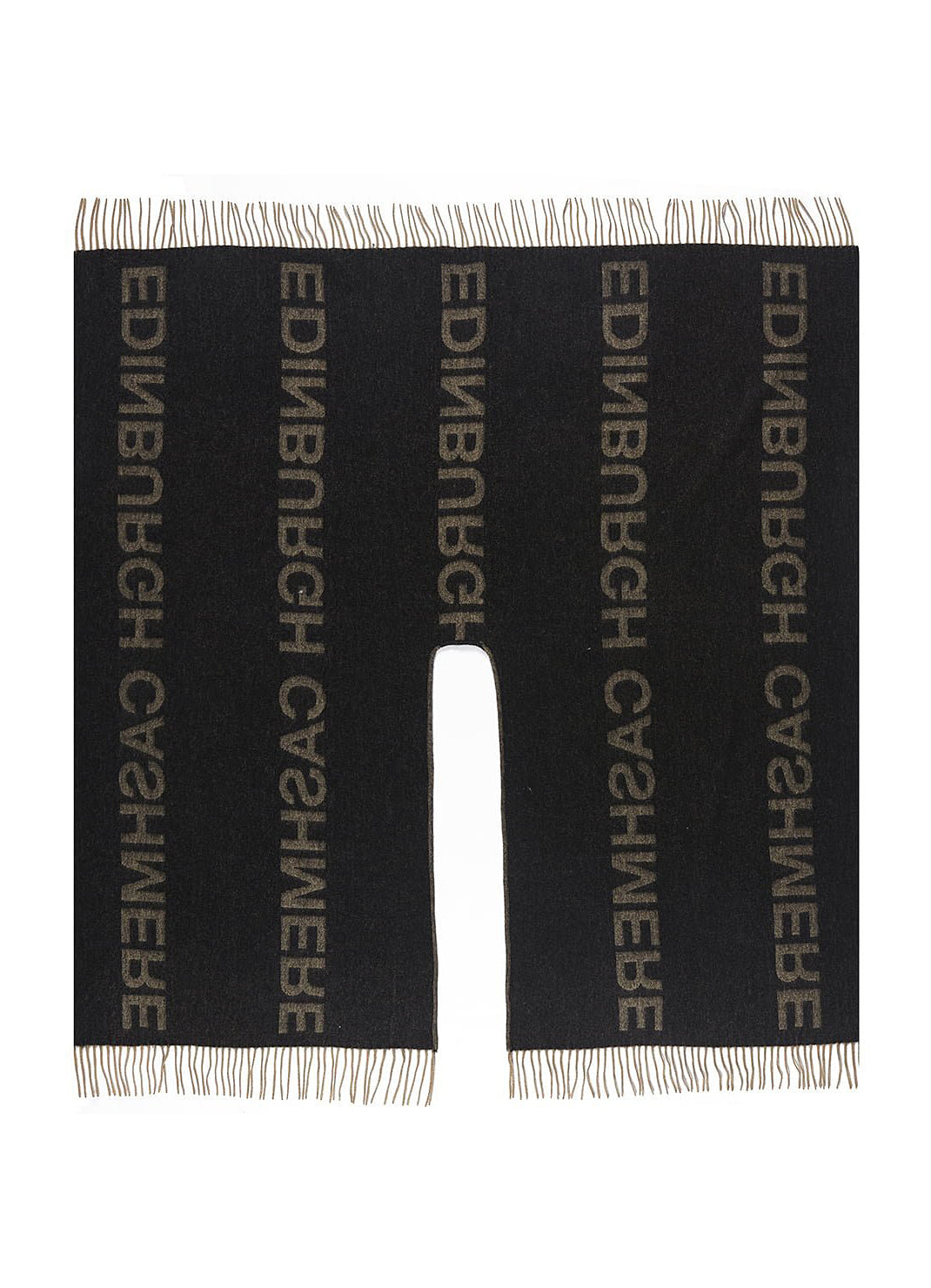 Lucchi Italy Cape Edinburgh Charcoal Poncho 100% Pure Lambswool