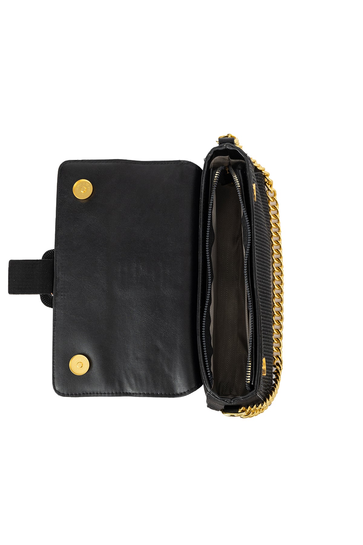 Lucchi Italy Women's Handbag Design - Crystal Black