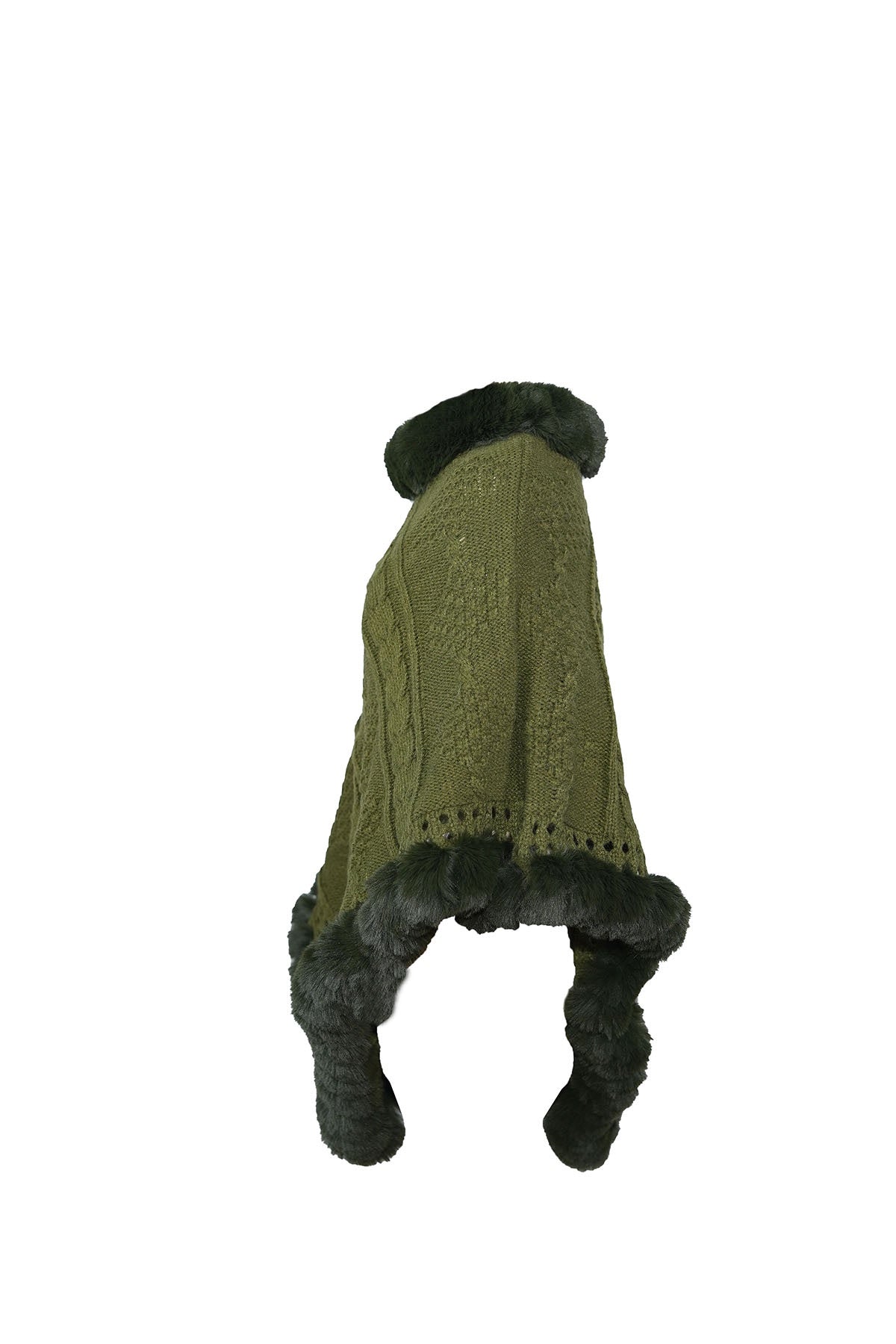Lucchi Italy Women's Poncho - Green