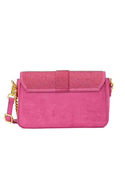 Lucchi Italy Women's Handbag Design - Crystal Hot Pink