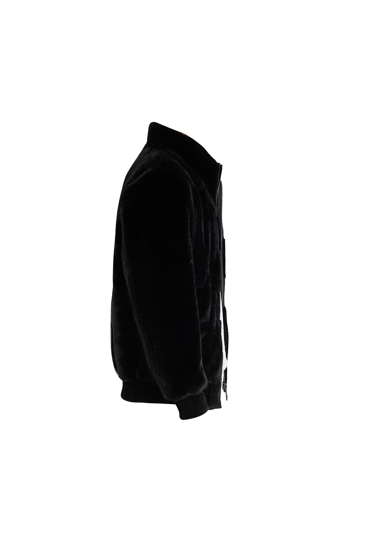 Lucchi Italy Men's Fur Jacket - Black