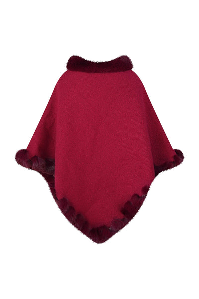 Lucchi Italy Women's Poncho - Pink