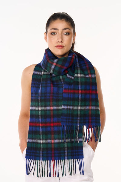 Lucchi Italy Scarf MacKenzie Tartan 100% Pure Lambs wool Scottish Design