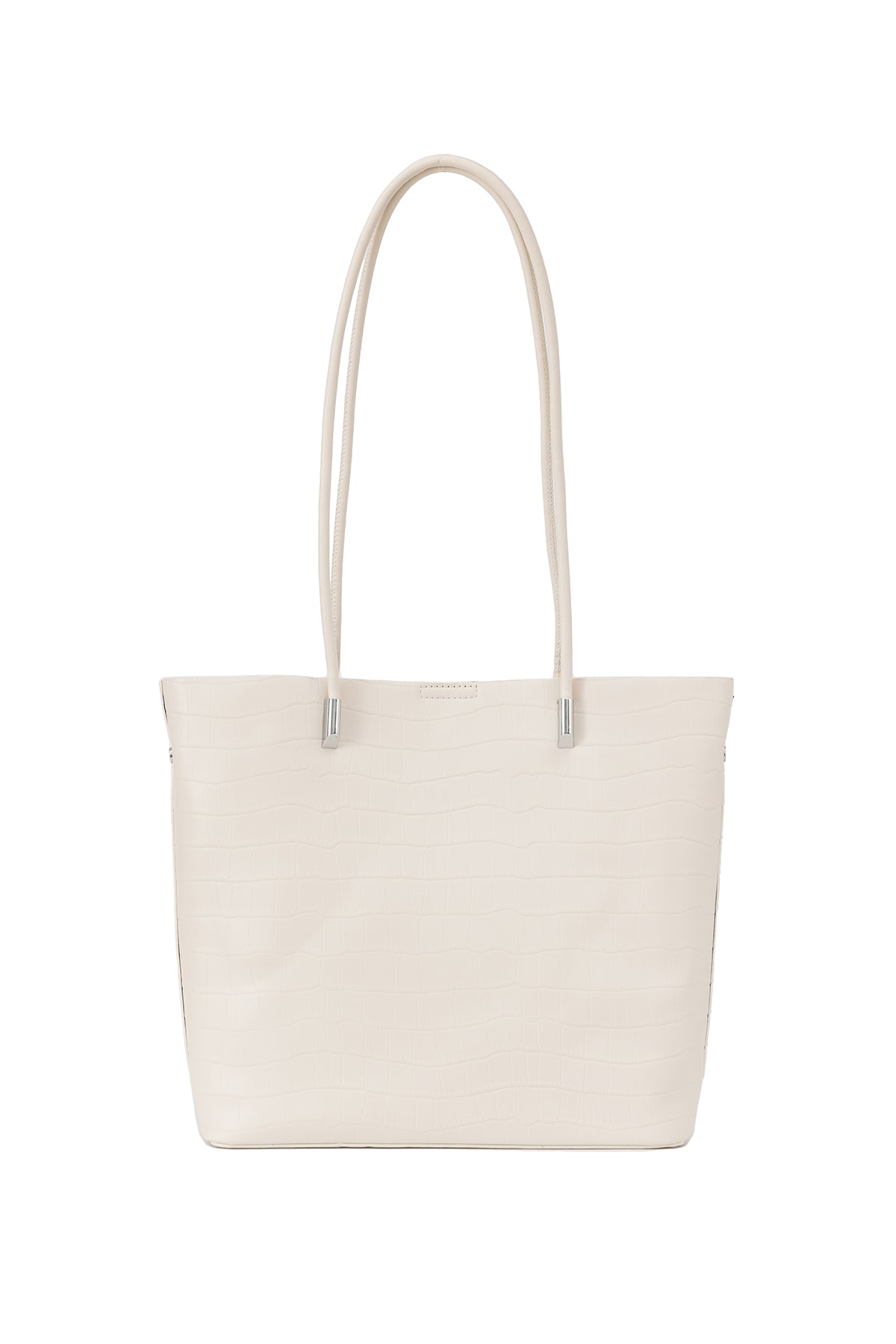 Lucchi Italy Women's Handbag Design - Croco White
