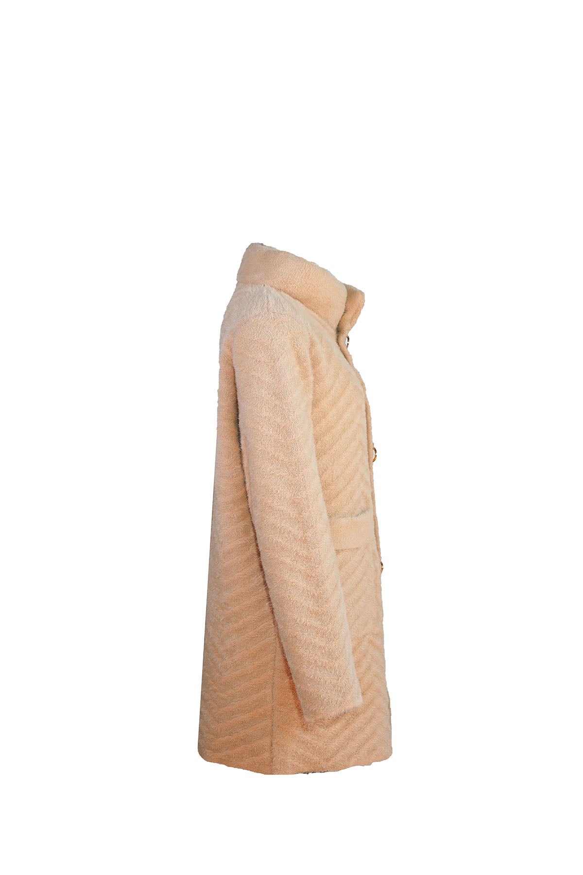 Lucchi Italy Women's Fur Coat - Camel